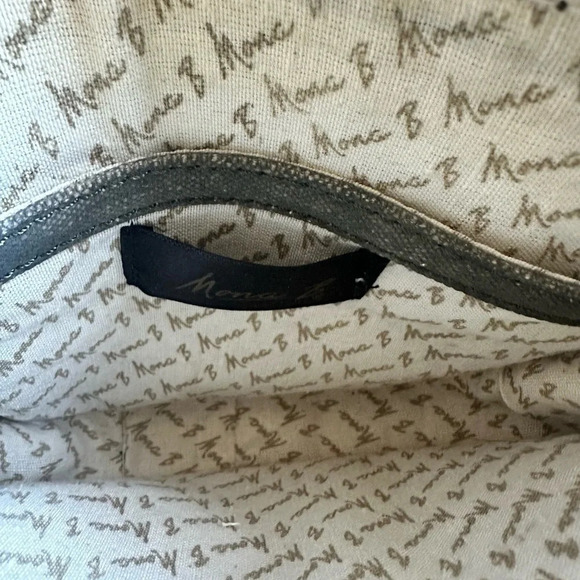 MONA B BROWN PEDDALTON SADDLE CANVAS Crossbody Purse - Picture 7 of 11